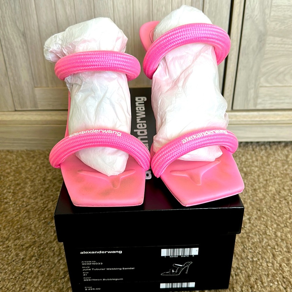 Alexander Wang Julie Tubular Webbing Heels